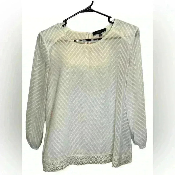 Eclair pip crew neck blouse size XSP - Picture 7 of 9